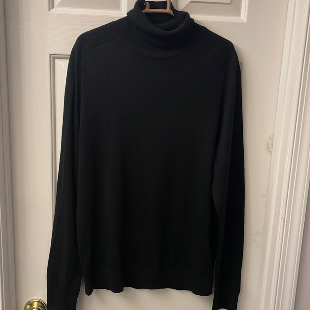 Mens Express Black Turtleneck